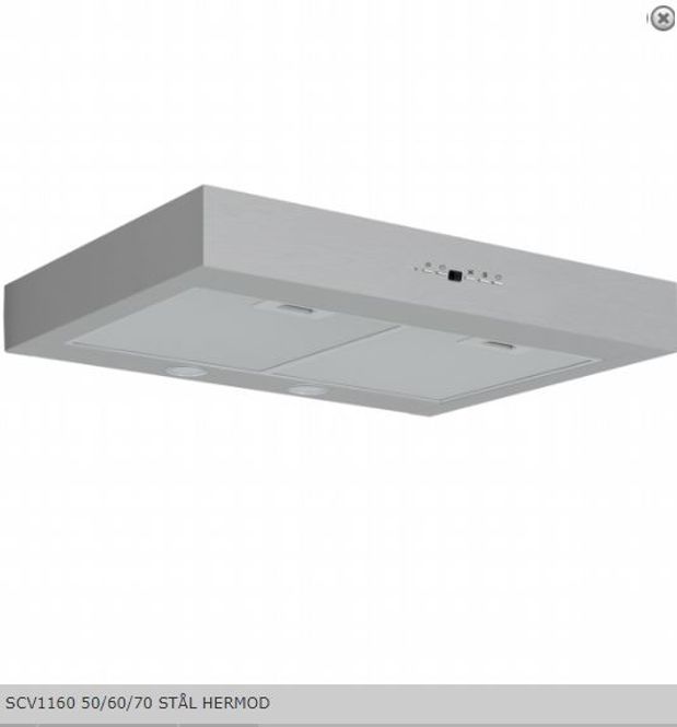 Hovedbilde Silverline Ventilator Sentralventilasjonsmodell 60cm STÅL ...