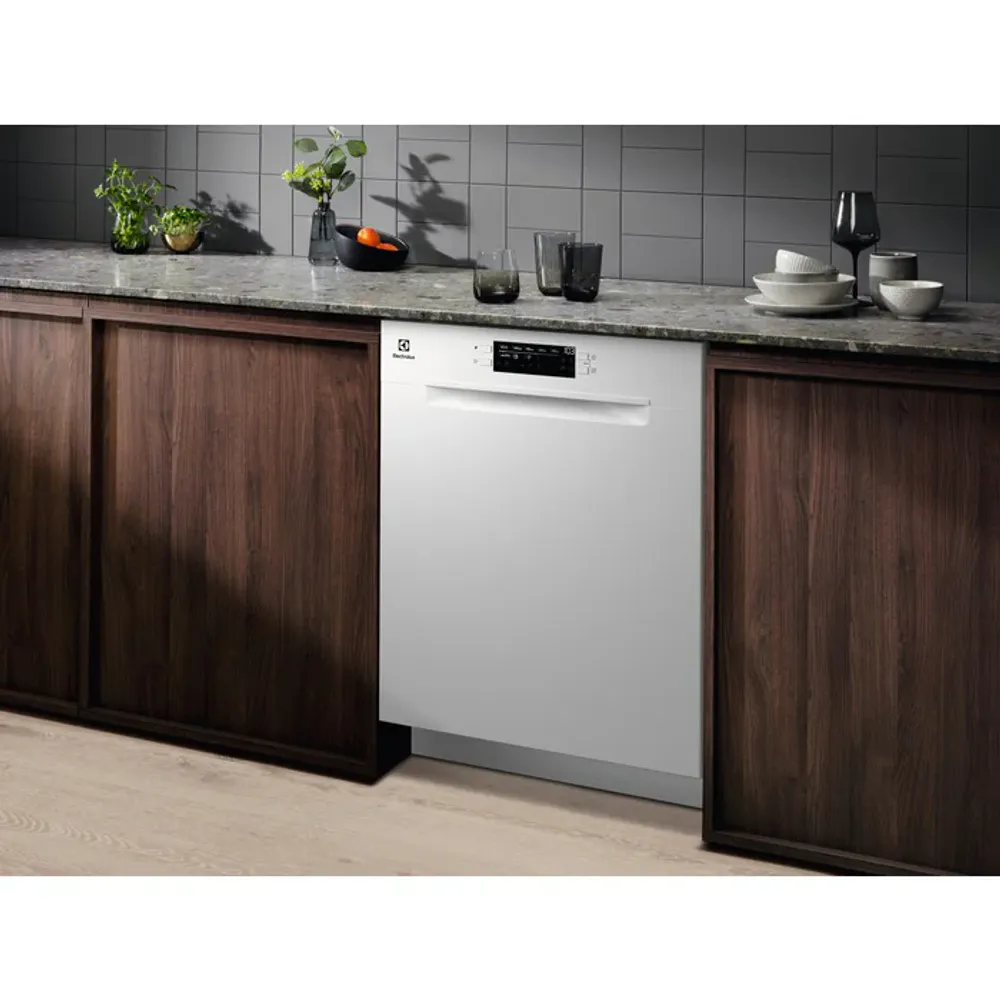 Electrolux Oppvaskmaskin 300 AirDry 60 cm Hvit - ESA47220UW