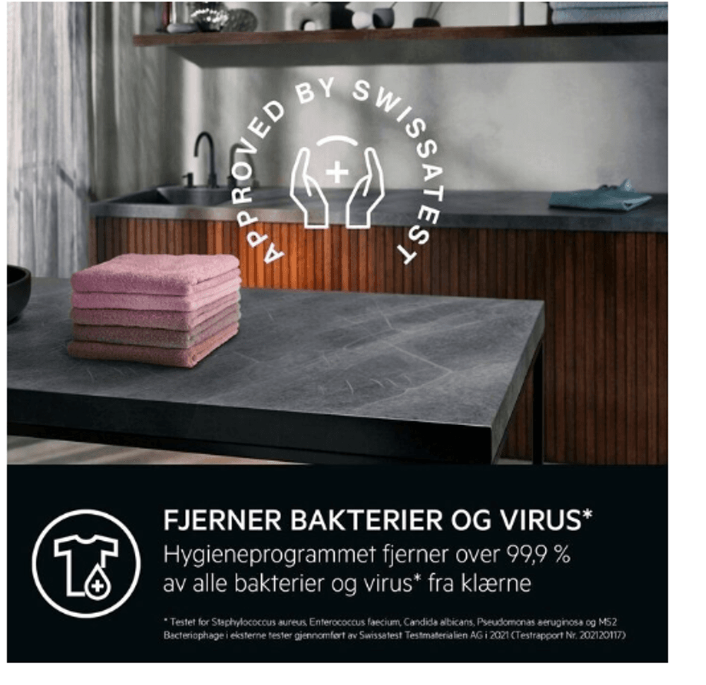 AEG vaskemaskin 8 kg 1400 o/min LR724O84N 