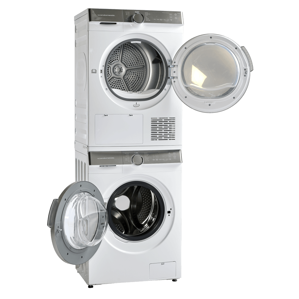 Scandomestic tørketrommel hvit 8kg 60 cm TDH8WA3