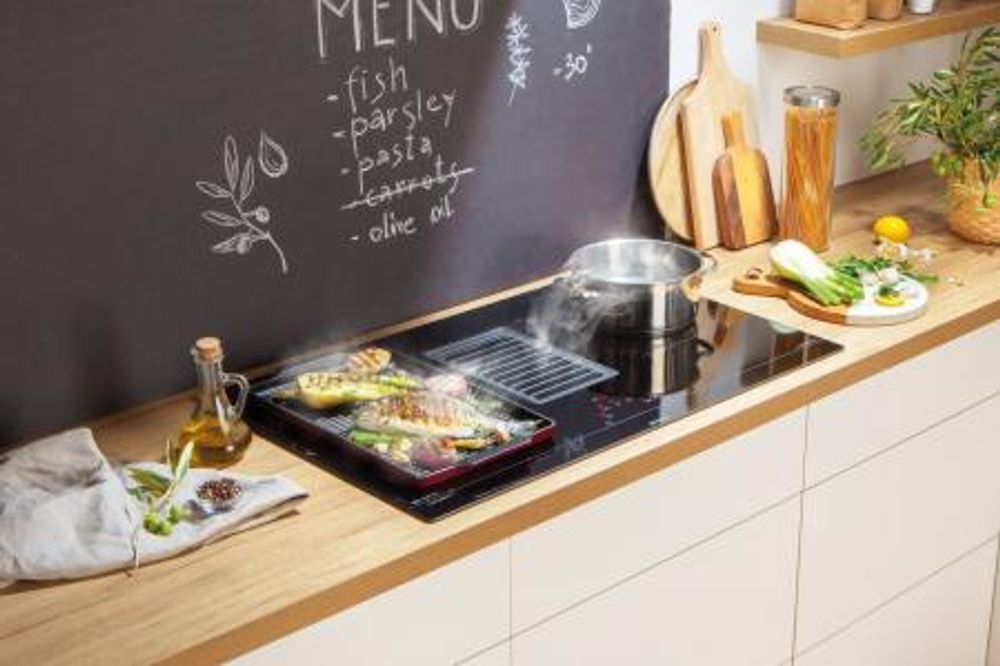 Gorenje induksjons platetopp med ventilator HET949BSC AreaFlex