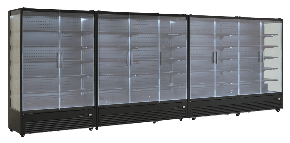 Scandomestic displaykjøelskap multideck 201 cm 4 dører MDC2584BB