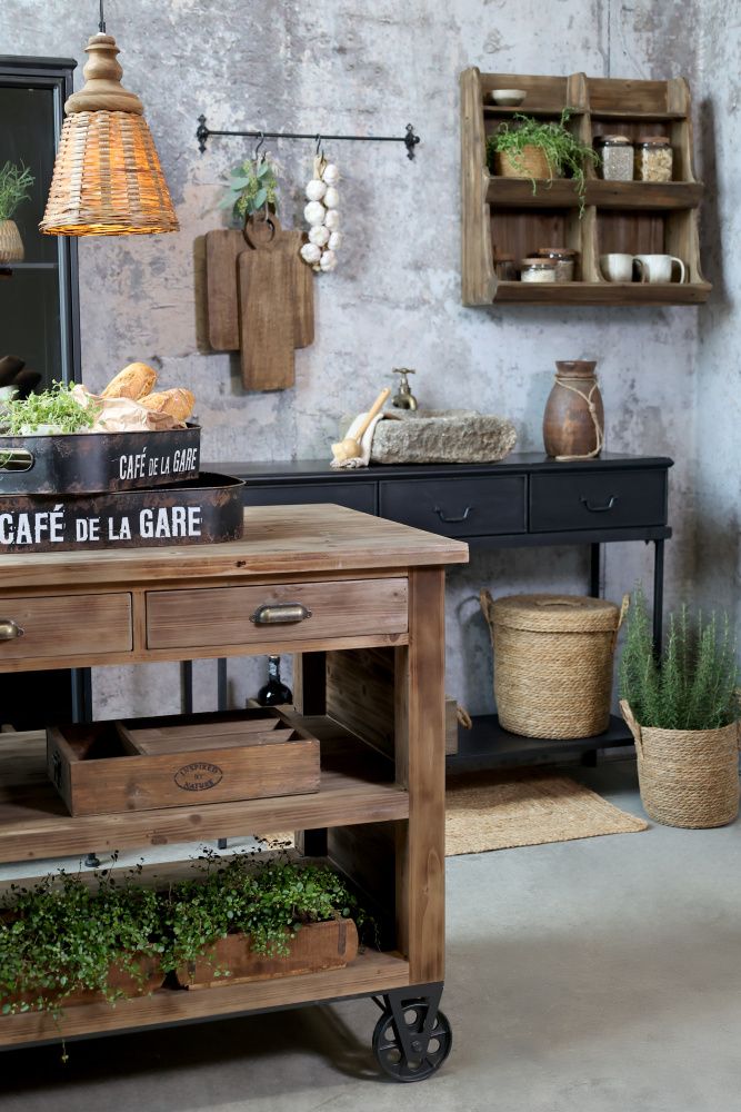 Kjøkkenøy på hjul fra Chic Antique