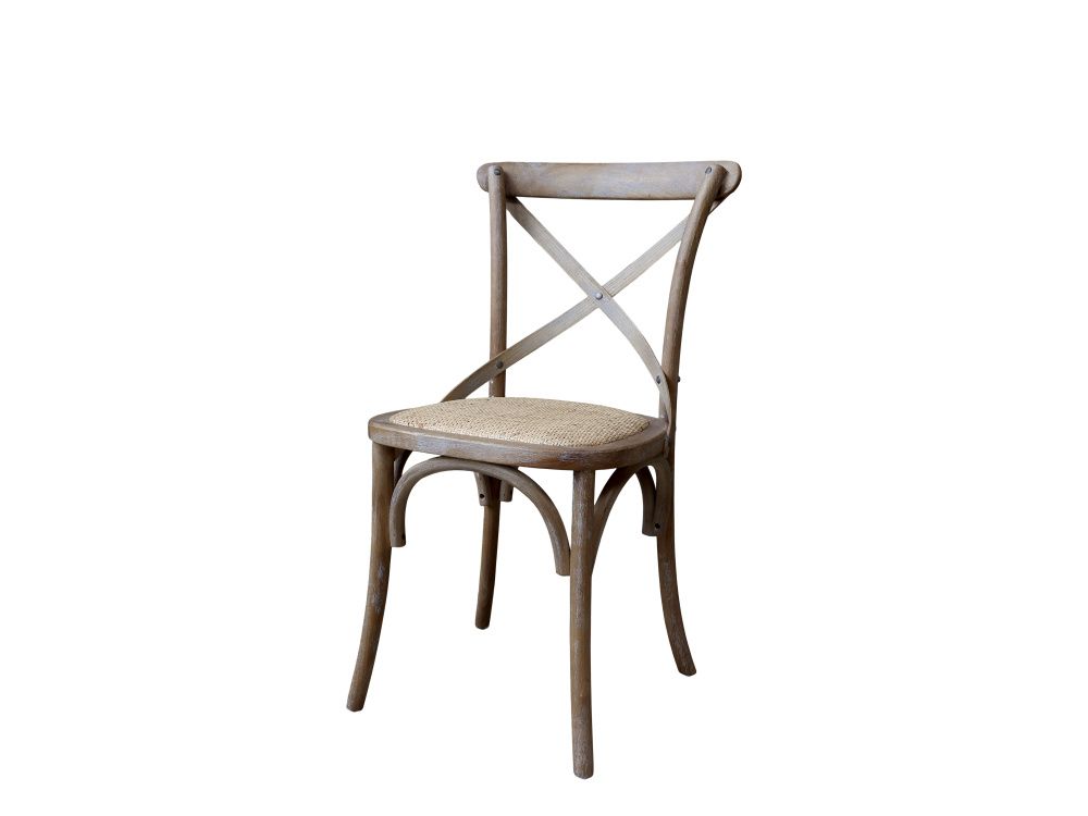 Chic Antique Fransk spisestol med flettet sete 41067800
