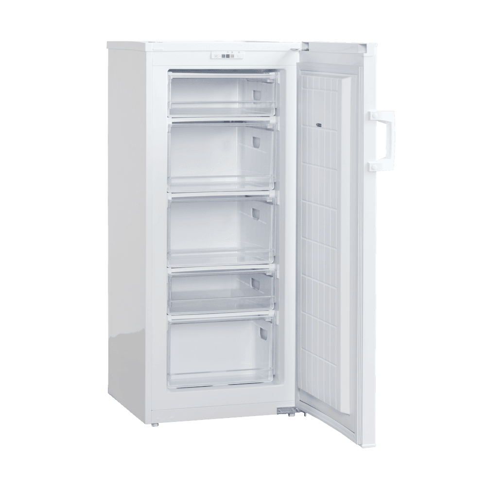 Scandomestic frittstående fryseskap hvit 125 cm FRF127WE