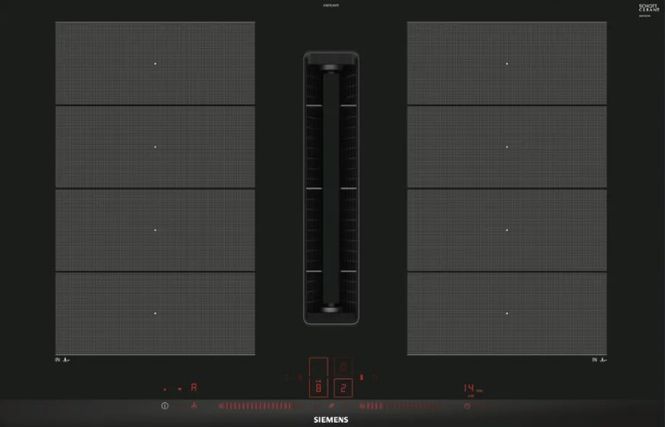 Hovedbilde Siemens induksjonsplatetopp med integrert ventilator Iq 700 ...