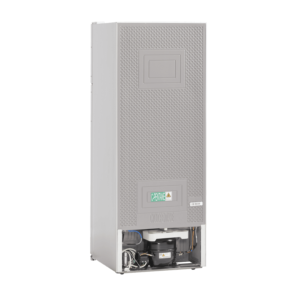 Scandomestic frittstående kjøl- og fryseskap hvit 143 cm CBF211WD