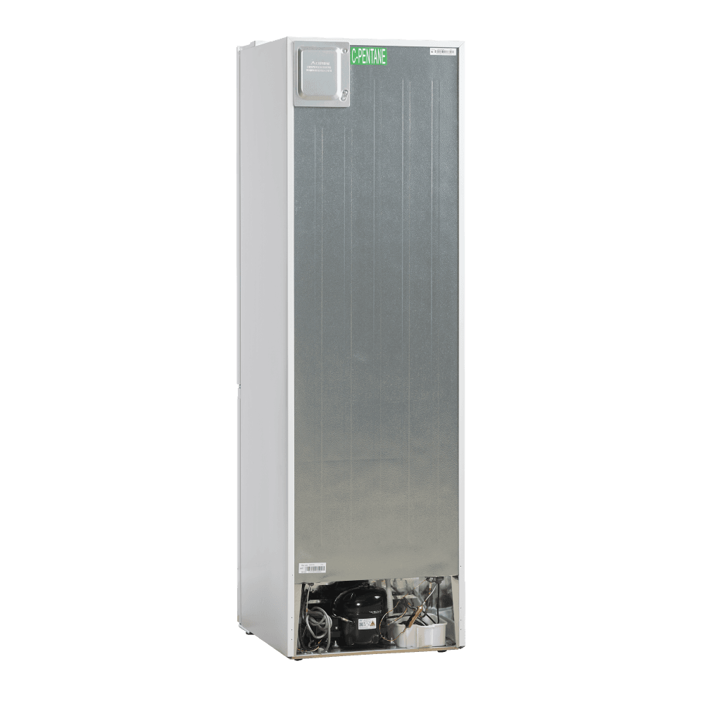 Scandomestic frittstående kombinert kjøl- og fryseskap hvit 181 cm CBF253NFWE