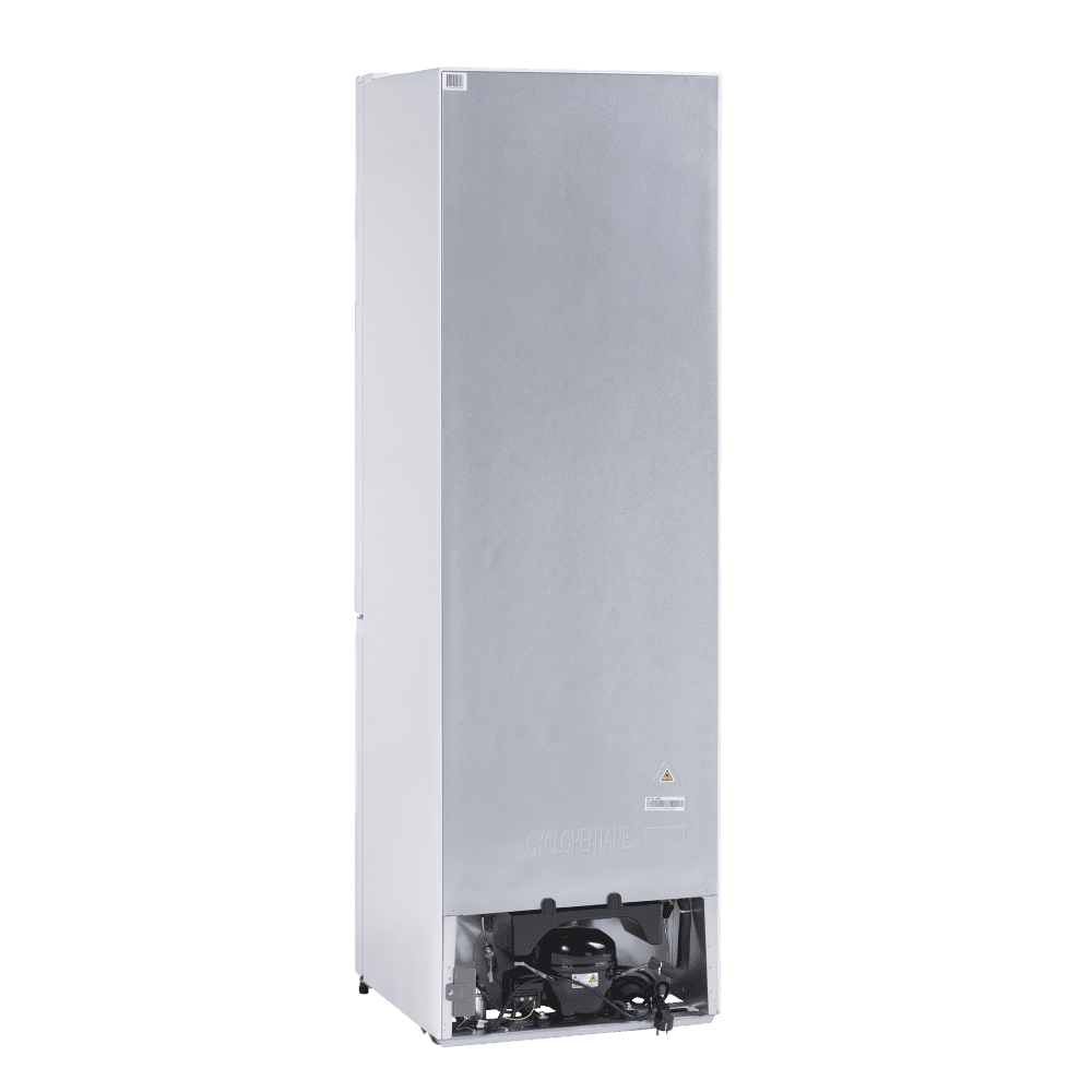 Scandomestic frittstående kombinert kjøl- og fryseskap hvit 180 cm CBF269WE