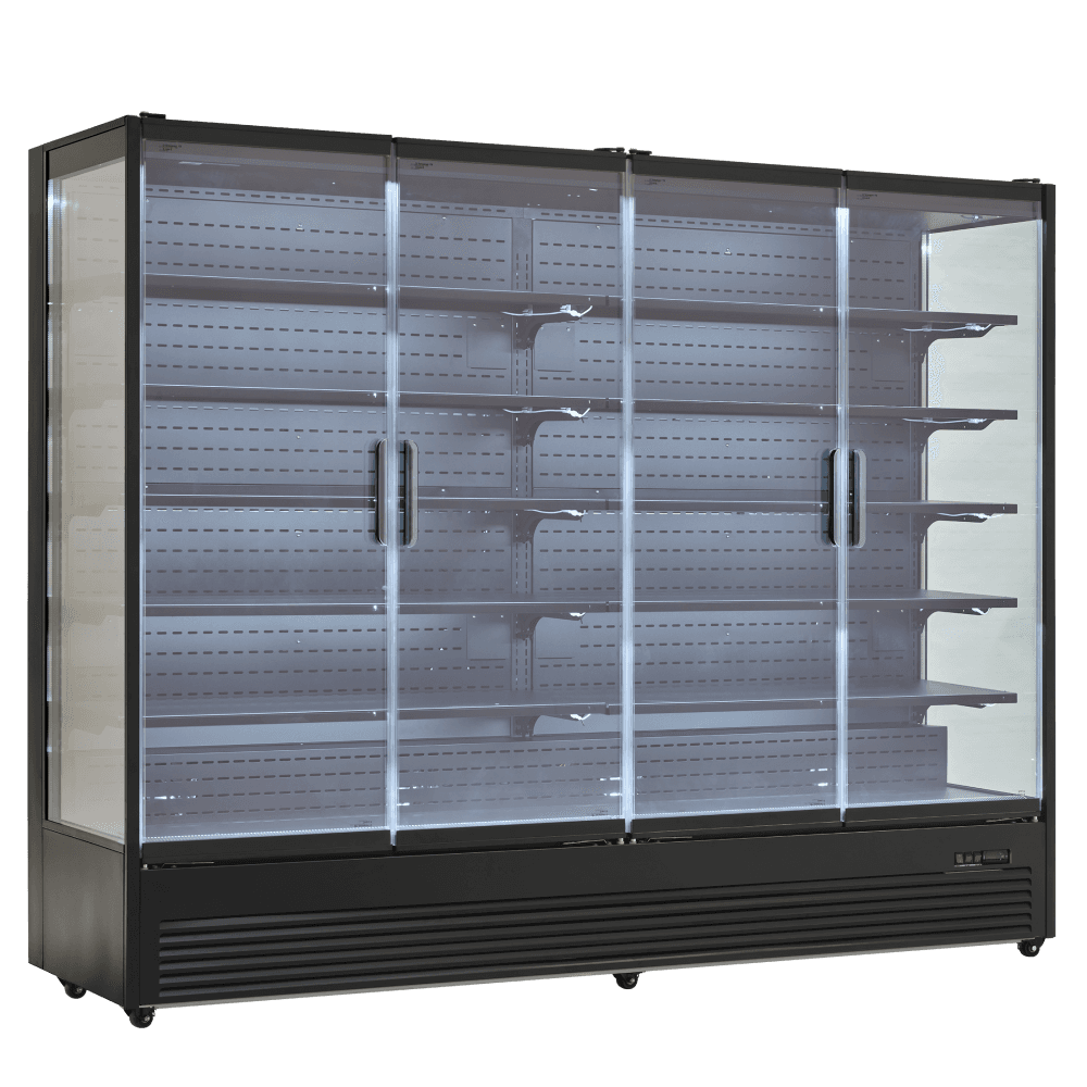 Scandomestic displaykjøelskap multideck 201 cm 4 dører MDC2584BB