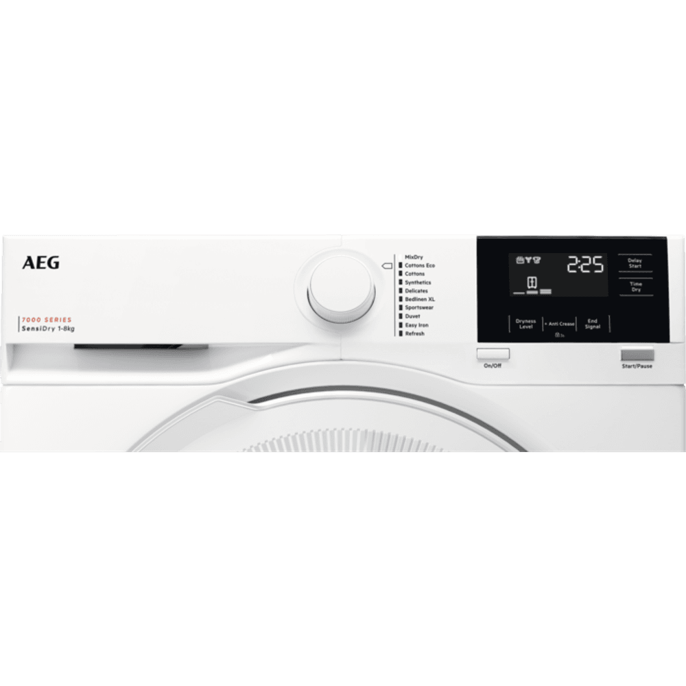 AEG tørketrommel med varmepumpe TR722O84D 8kg