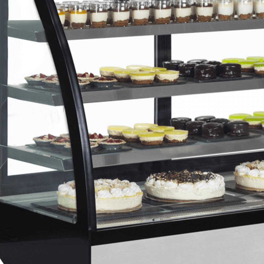 Tefcold display kjøleskap for kake og dessert LPD1500C/SORT 