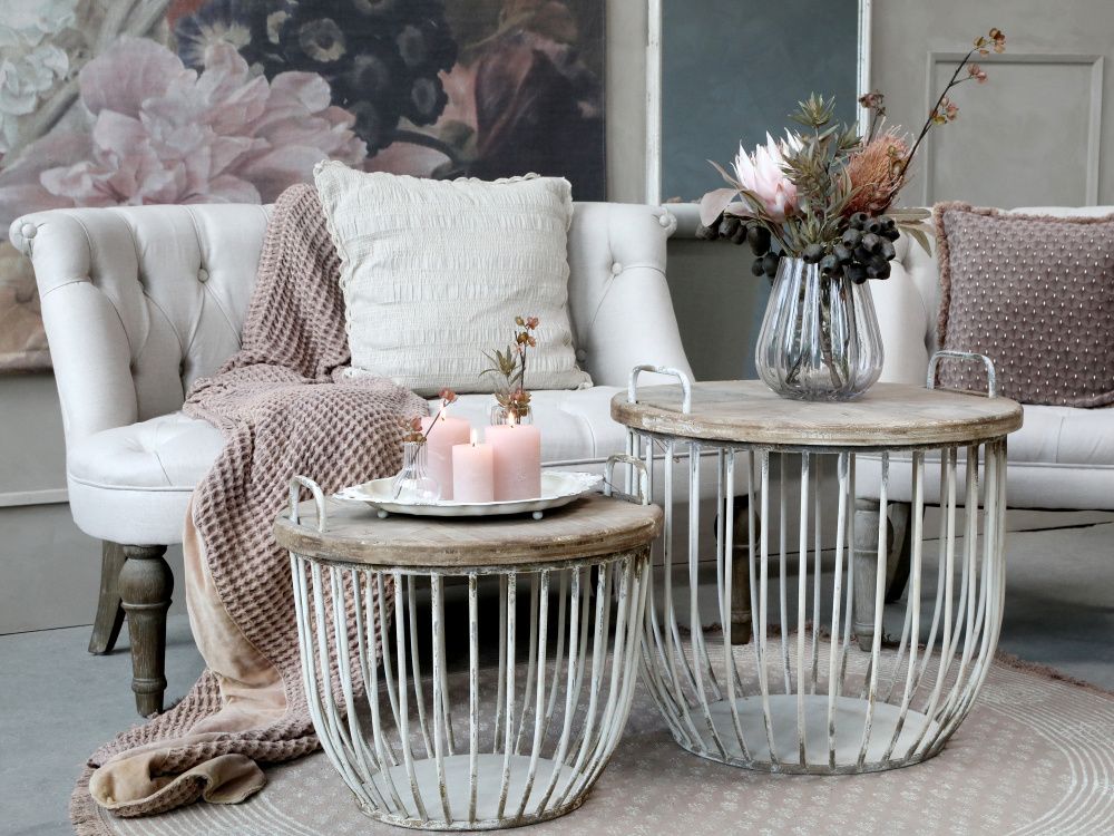 Chic Antique Fransk Sofa i linstoff 2. pers 41029230