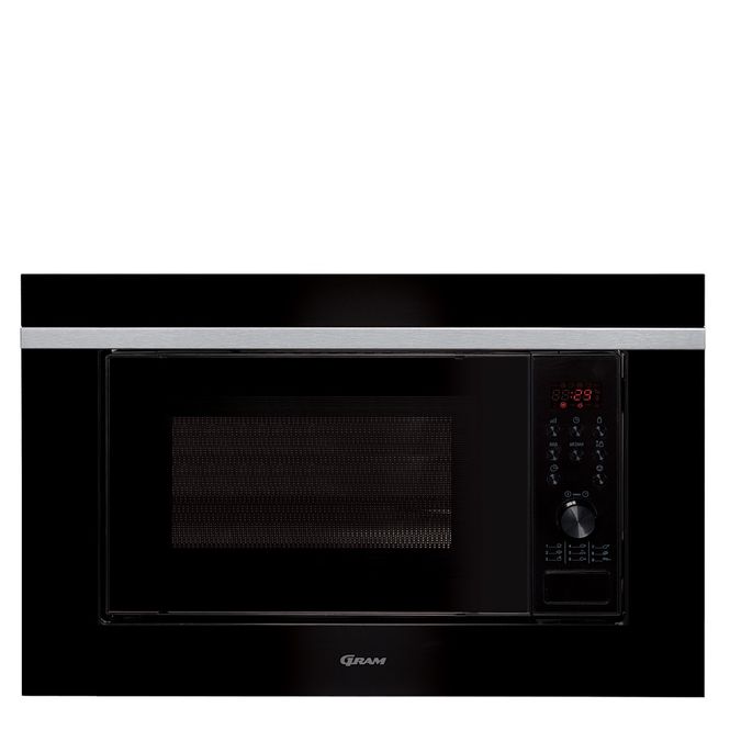 Hovedbilde Gram mikrobølgeovn i rustfritt stål med ramme