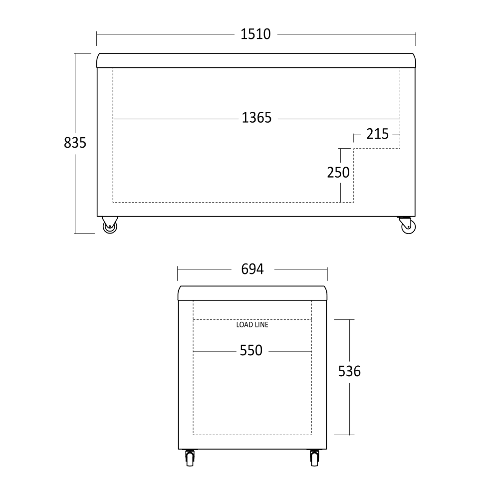 Scandomestic iskrem fryser 373L IC510D